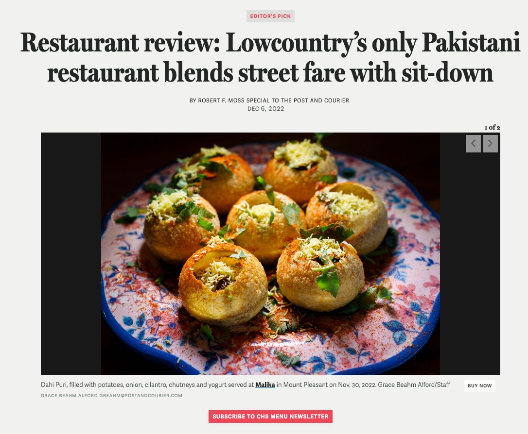 New Review Malika Canteen Robert F. Moss